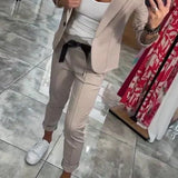 Women's Elegant Set – Janet in Khaki