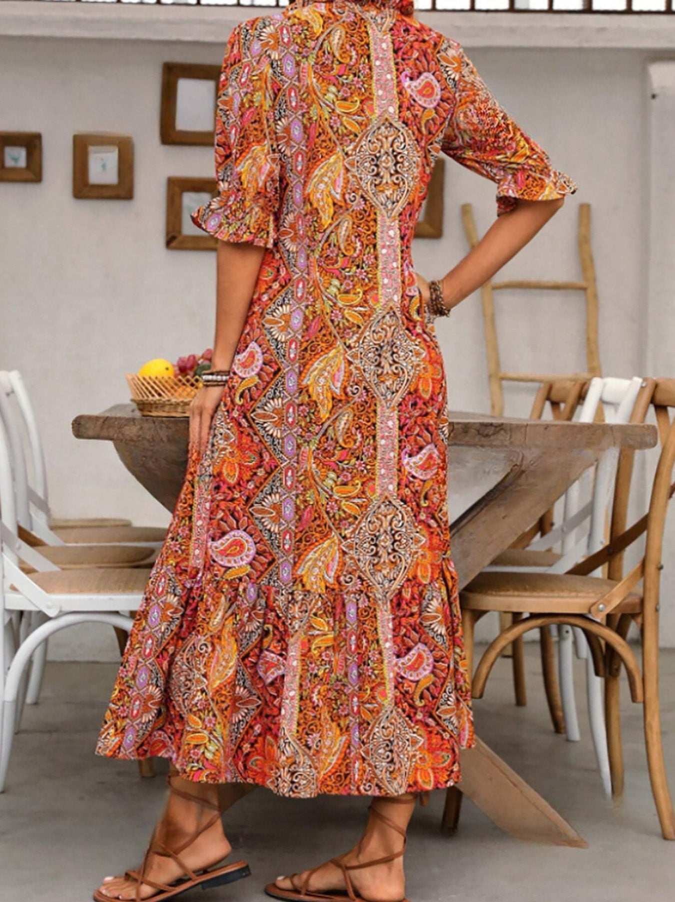 Women's Boho Grace Midi Dress, photo 6