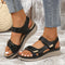 Randy Comfort Sandals in Black