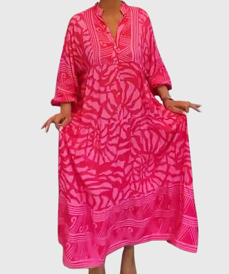 Women's Maxi Dress With Elegant Print, photo 2