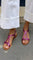 Women's Summer Sole Sandals in Fuchsia