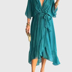 Bethany Elegant Dress in Blue