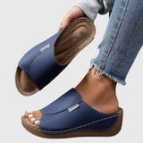 Women's Classic Comfort Walking Sandals in Blue