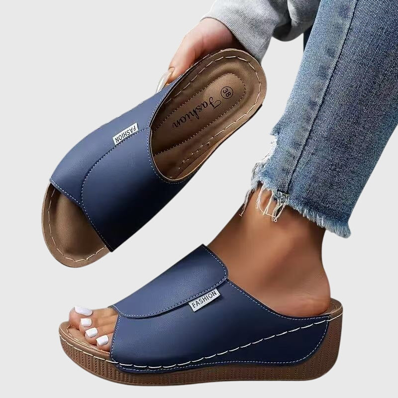 Women's Classic Comfort Walking Sandals in Blue