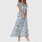 Women's Figure Flattering Dress in Blue
