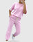 Stacy Comfortable Two-Piece Set in Pink