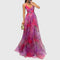 Women's Floral Maxi Dress in Pink