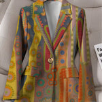 Women's Medallion Print Blazer, photo 4