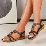 Comfort Sandals with Anatomical Support in Dark Brown