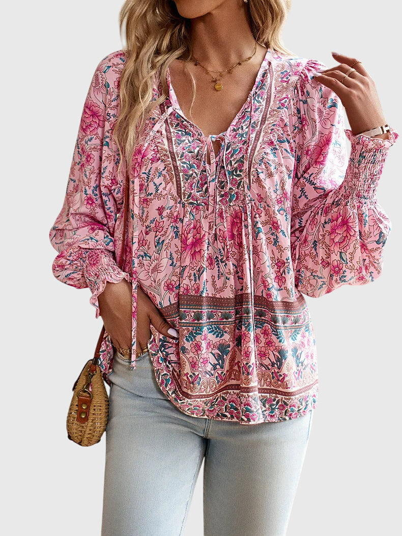 Women's Elegant Pullover in Pink