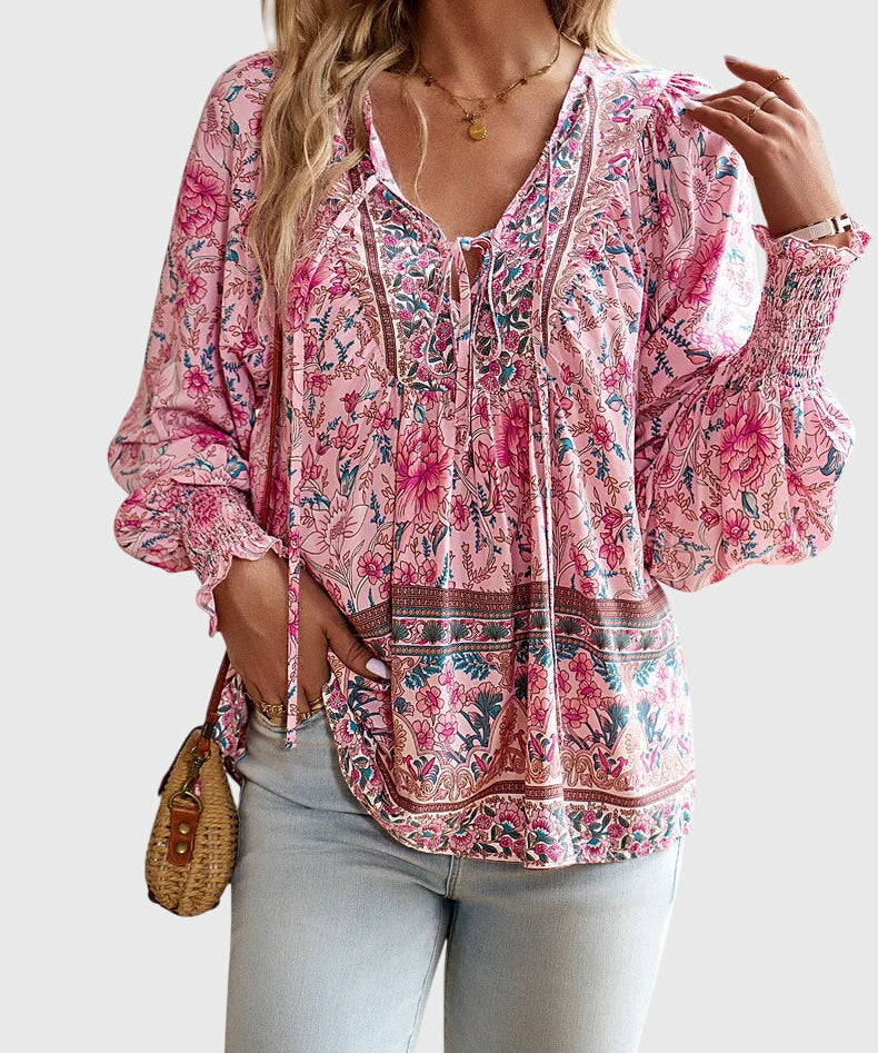 Women's Elegant Pullover in Pink