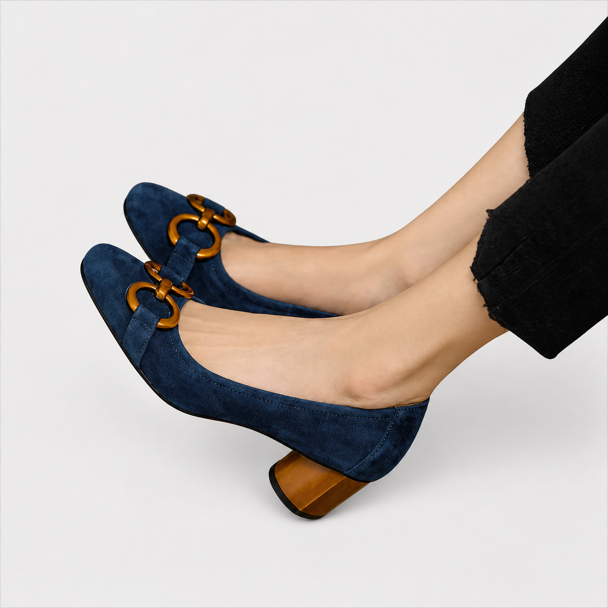 Dorothy Elegant Heels in Dark Blue