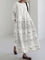 Women's Delicate Lace Midi Dress in White