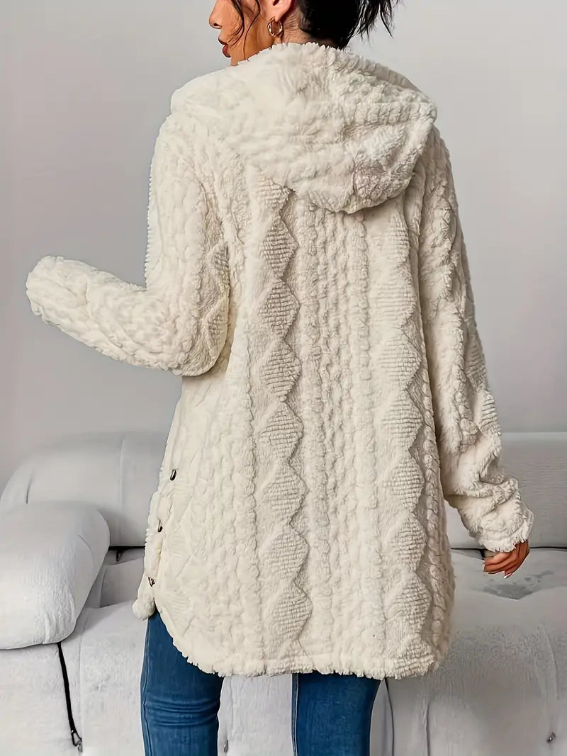 Women's Plush Hooded Jacket, photo 4