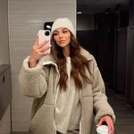 Women's Soft Zip-Front Teddy Jacket, photo 9