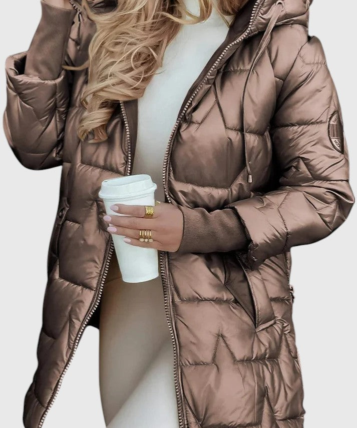 Women's Autumn/Winter Coat in Brown