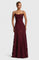 Gwenn Elegant Maxi Dress in Cherry