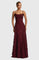 Maevy Elegant Maxi Dress in Cherry