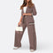 Women's Elegant Casual Outfit in Brown