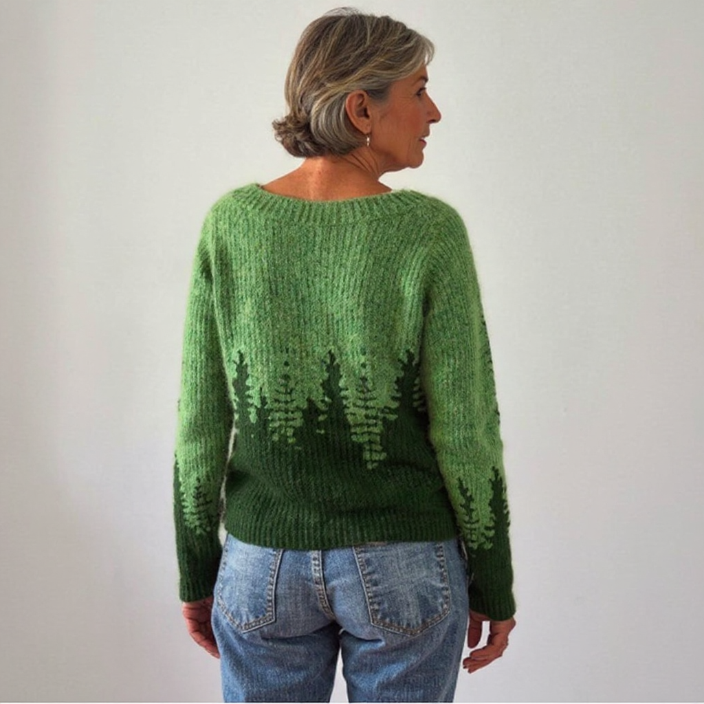 Women's Retro Icelandic Knit Sweaters, photo 3