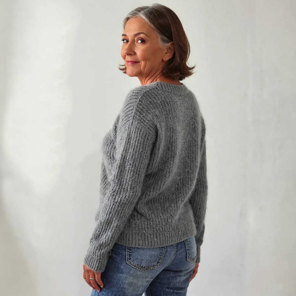 Ellie Classic Icelandic Knit Sweater, photo 3