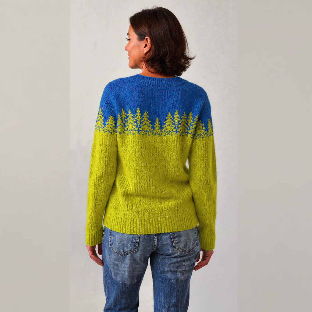 Charlotte Retro Icelandic Knit Sweater, photo 3