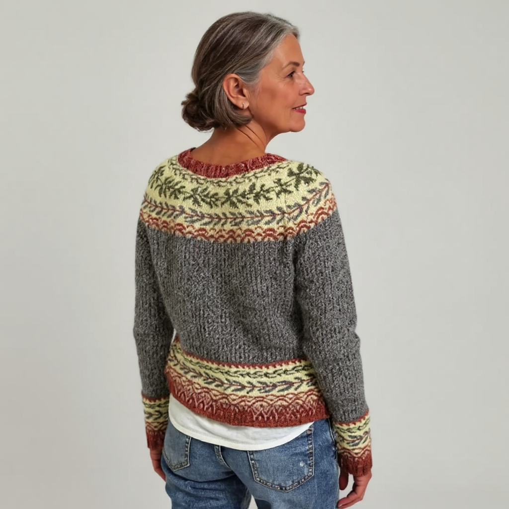 Women's Classic Icelandic Vintage Sweater, photo 3