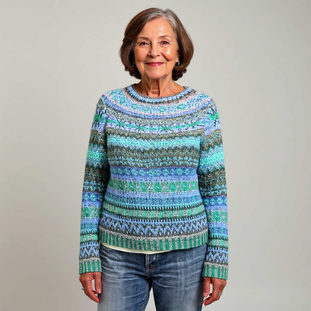 Audrey Vintage-Inspired Island Sweater, photo 2