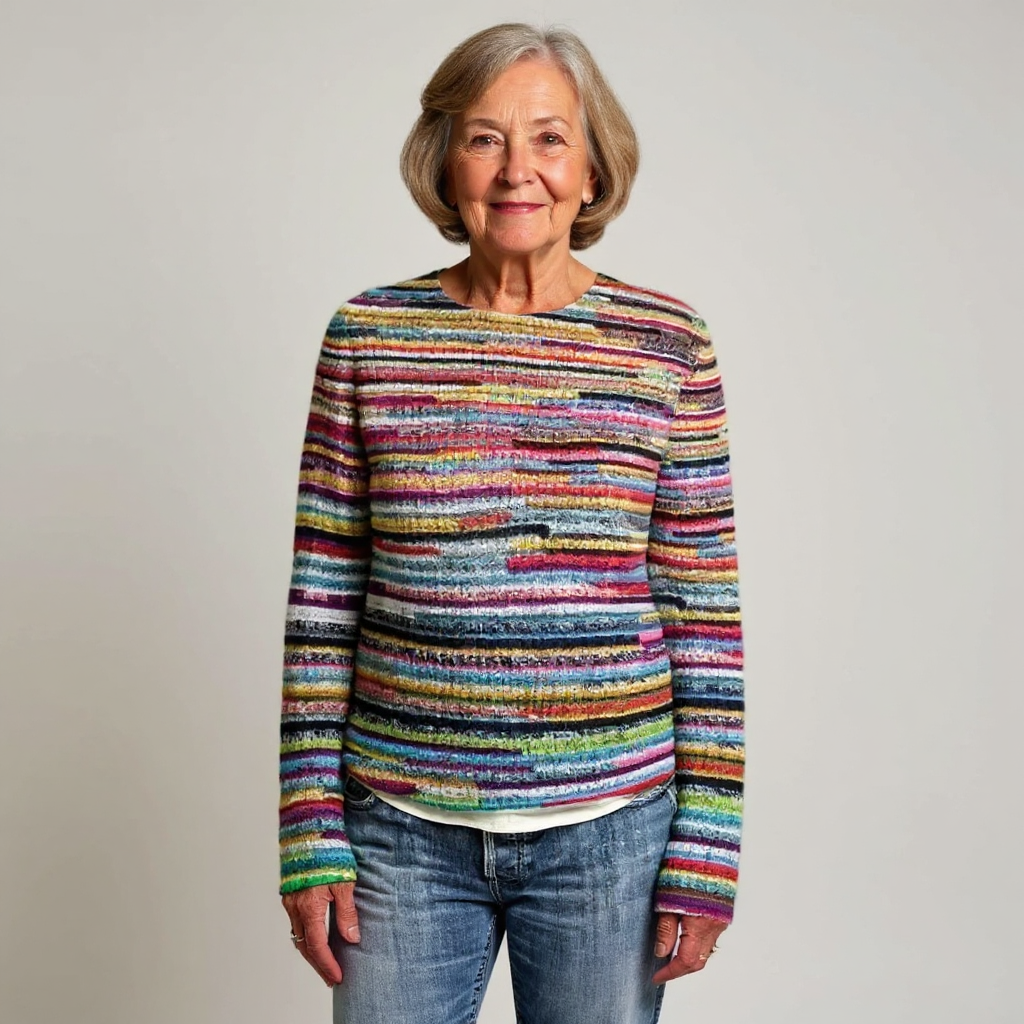 Scarlett Retro Icelandic Knit Sweater, photo 2