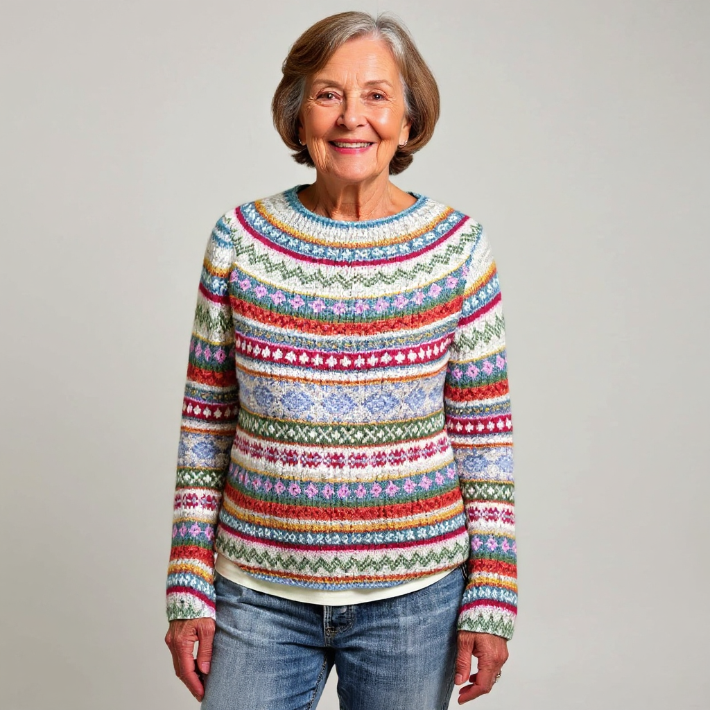 Camila Vintage-Inspired Island Sweater, photo 2