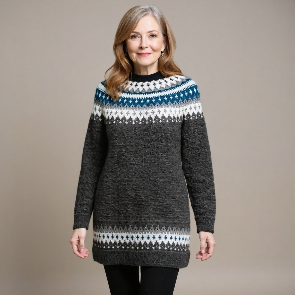 Althea Vintage-Inspired Island Sweater, photo 2
