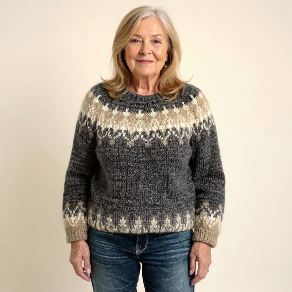 Samantha Classic Icelandic Knit Sweaters, photo 9