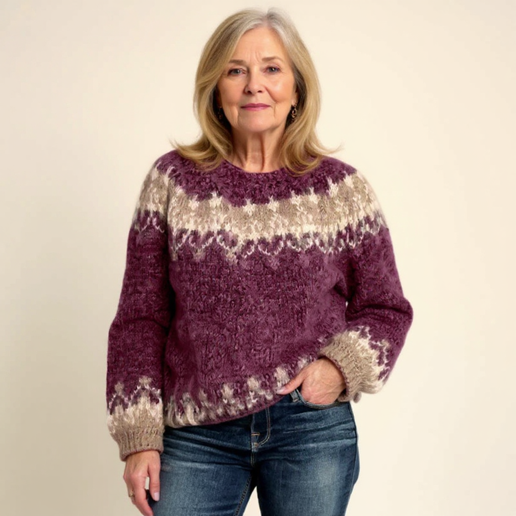 Samantha Classic Icelandic Knit Sweaters, photo 7