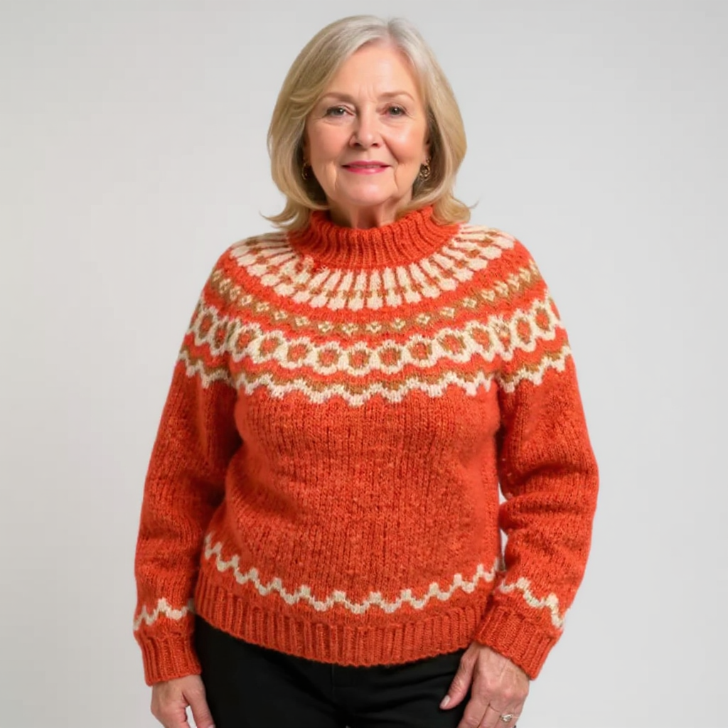 Amara Classic Icelandic Knit Sweater, photo 6