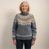 Amara Classic Icelandic Knit Sweater, photo 7