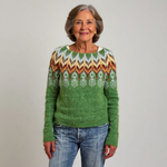 Women's Retro Island-Inspired Sweater, photo 2