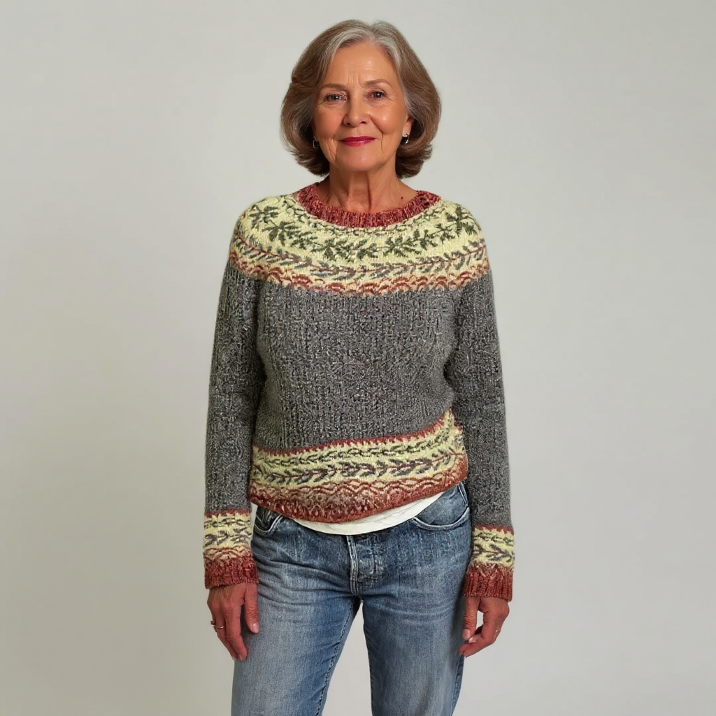 Women's Classic Icelandic Vintage Sweater, photo 2