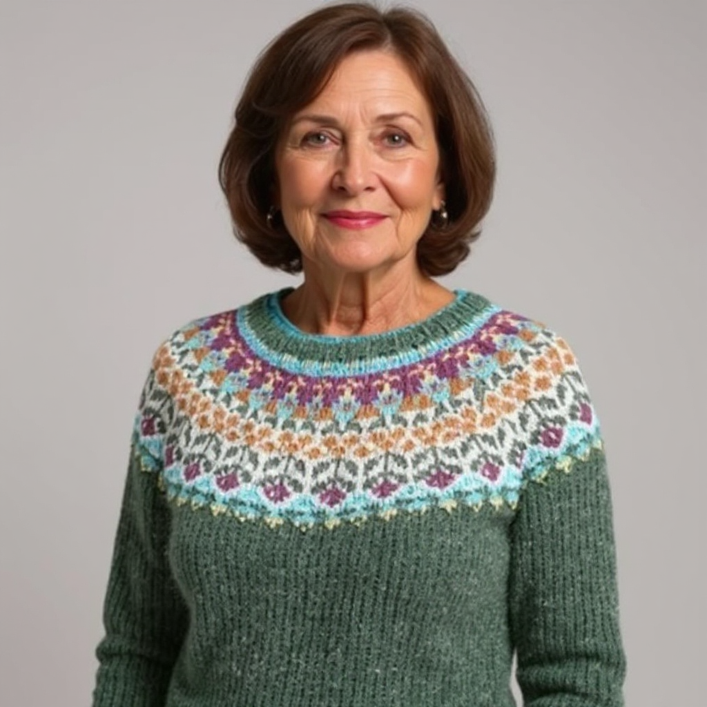 Brittany Classic Icelandic Knit Sweater, photo 4
