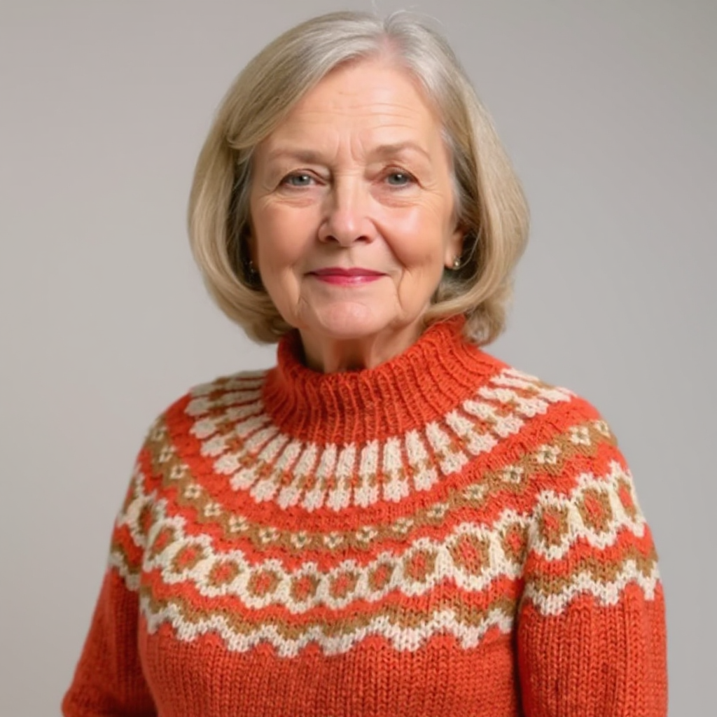 Amara Classic Icelandic Knit Sweater, photo 15