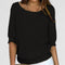 Women's Effortless Knit Sweater in Black