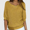 Women's Effortless Knit Sweater in Yellow
