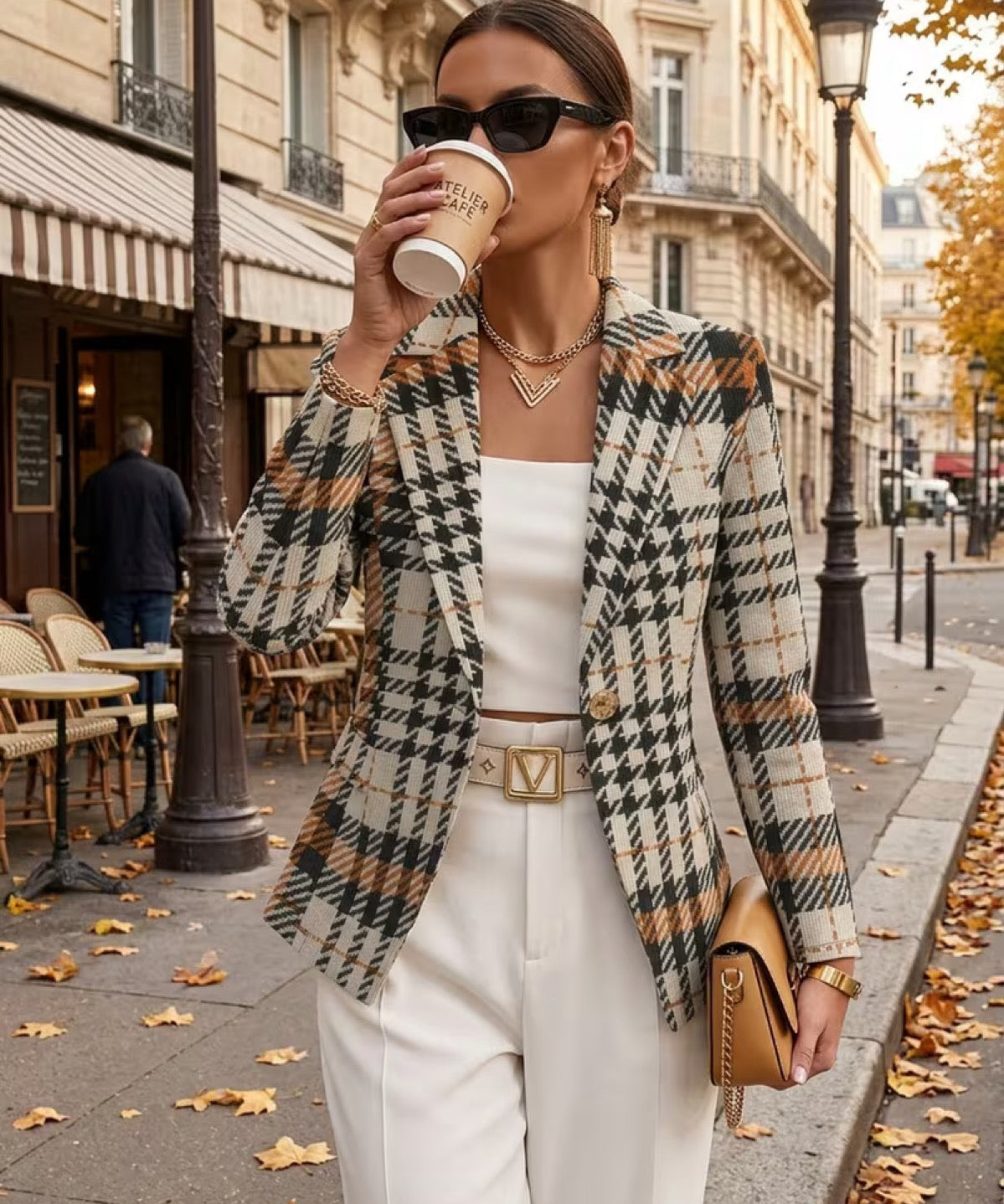Women's Houndstooth Blazer, photo 2