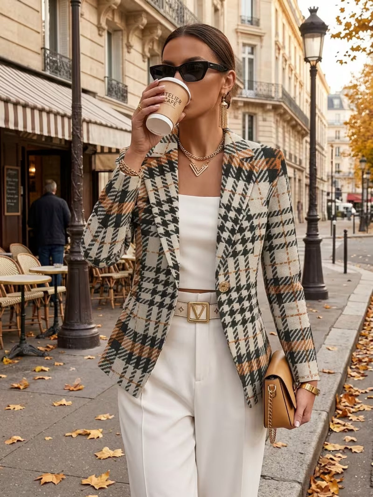 Women's Houndstooth Blazer, photo 2
