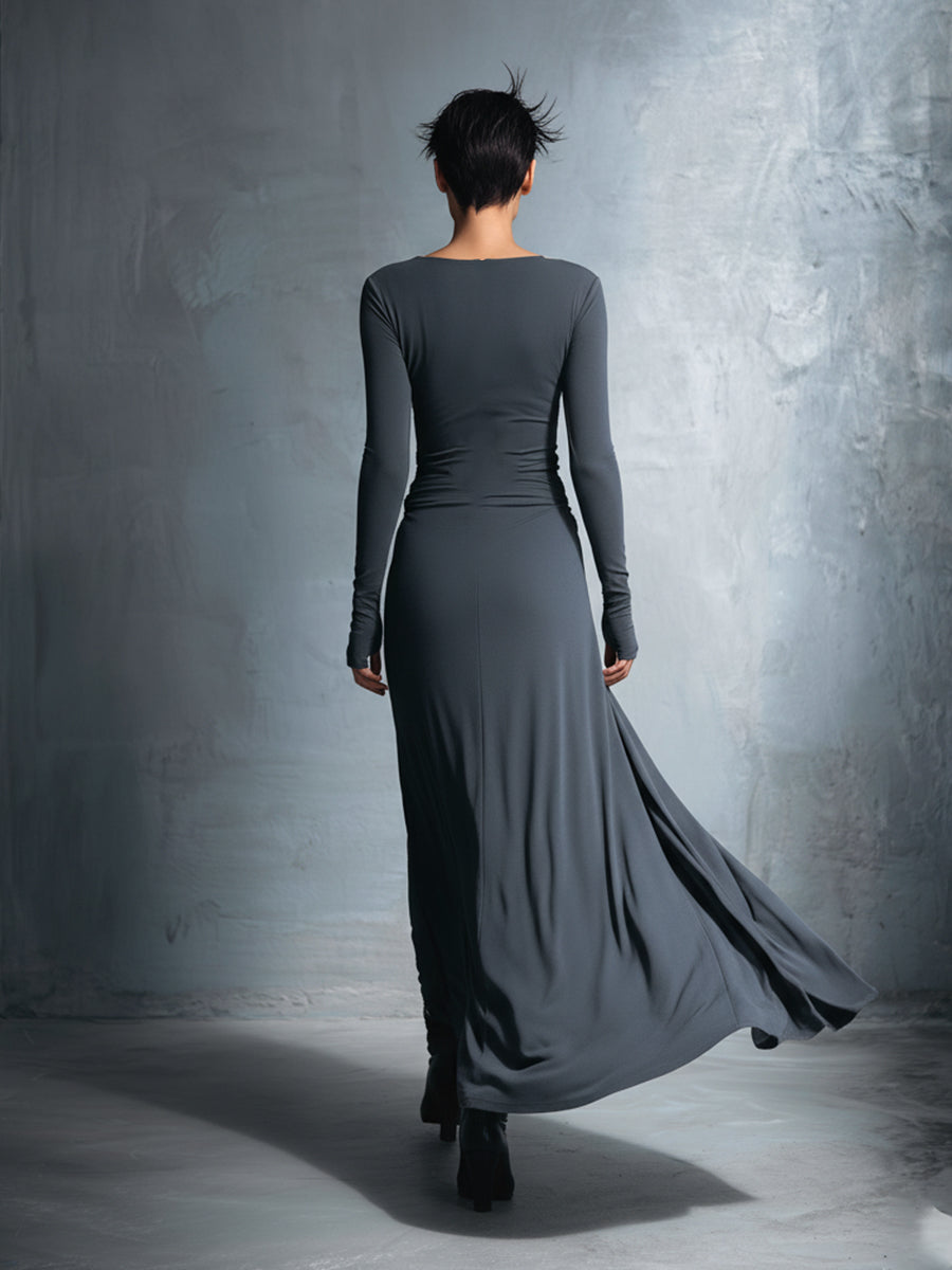Women's Maxi Dress with Side Knot – Naomie, photo 10