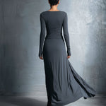 Women's Maxi Dress with Side Knot – Naomie, photo 10
