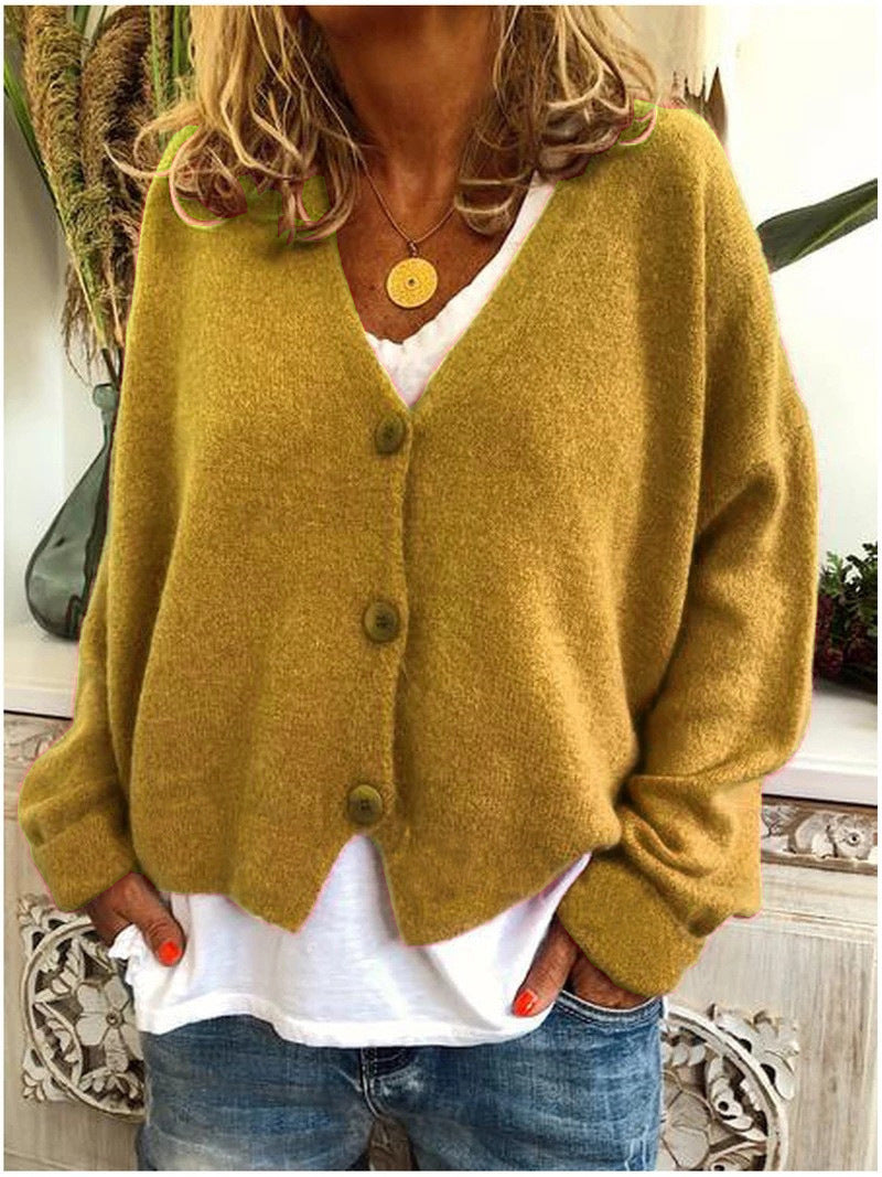 Shannon Knit Cardigan in Yellow