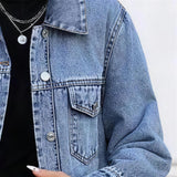 Women's Longline Denim Coat, photo 4