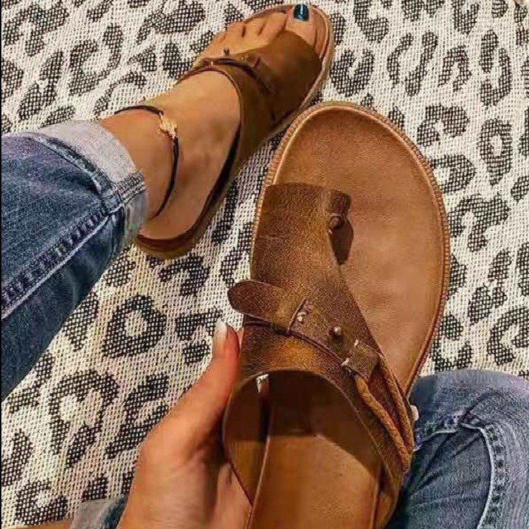 Women's Stylish Comfort Sandals in Brown