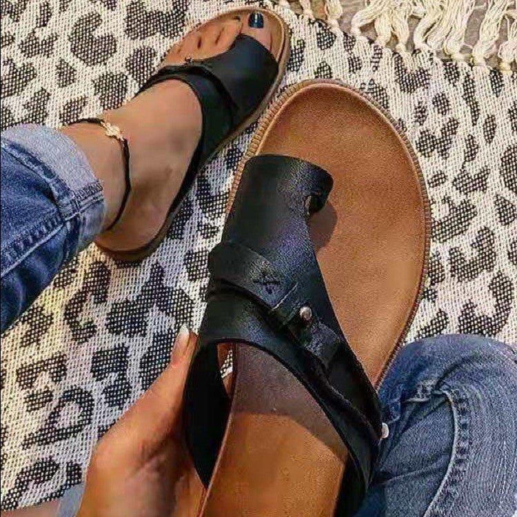 Women's Stylish Comfort Sandals in Black