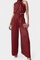 Tailored Top with Pleated Palazzo Pants
